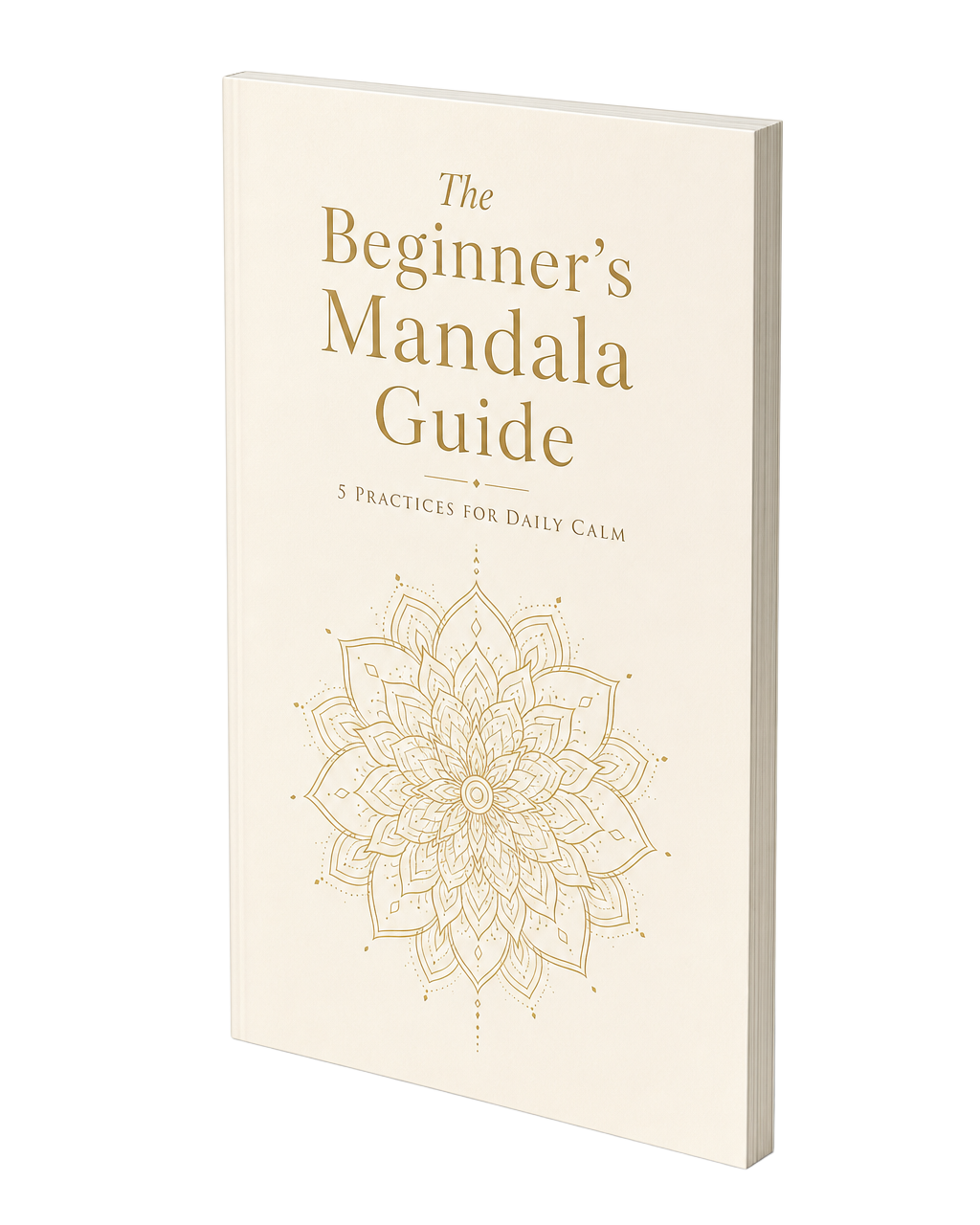 The Beginner's Mandala Guide booklet